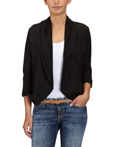 MEXX Damen Strickjacke, N1ME5010, Gr. 38 (M), Schwarz (1) Preisvergleich