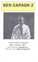 BEN CARSON 2 (for public and private schools, churches and community groups) [VHS]