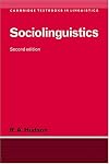 Sociolinguistics (Cambridge Textbooks in Linguistics)