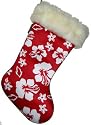 Beach Holiday Stocking - Lovely Red