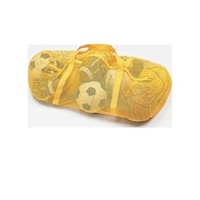  Sportime Oversized Yellow Mesh Duffel Bag