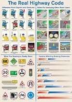 Transport Posters: The Real Highway Code - Highway Code Poster - 61 x 86 cm