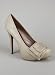 Pleated Band Leatherette Pump