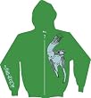 THE FALL OF TROY - Manipulator - Green Zip Up Hoodie