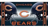 Chicago Bears Beach Towel Featuring Colorfast Team Graphics Fiber Reactive Printed