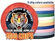 Custom Poker Chips: Put your image, Promotional Logo, or Design on a chip - 1,000 Full Color Authentic Casino Clay poker chips