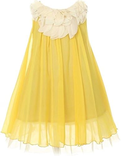 BluNight CollectionSleeveless Elegant Chiffon Easter Holiday Party Birthday Flower Girl Dress Sale