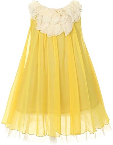 BluNight CollectionSleeveless Elegant Chiffon Easter Holiday Party Birthday Flower Girl Dress Sale
