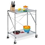 Honey-Can-Do TBL-01566 Stainless Steel Folding Urban Work Table