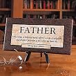 Father's Day Gifts - Words of Wisdom Personalized Canvas Art for Him