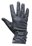 Fuel Helmets Leather Cruiser Gloves (Black, X-Large/XX-Large)