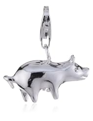 VINANI brand Germany 925 Sterling Silver Charm Pendant Pig HSW
