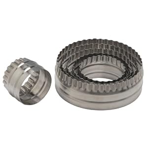 Ateco 6-Piece Double Sided Round Cutter Set by Ateco