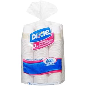 Dixie Bath Cups, 600 Count