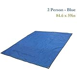 Weanas&reg; 2-3-4 Person Outdoor Thickened Oxford Fabric Camping Shelter Tent Tarp Canopy Cover Tent Groundsheet Camping Blanket Mat
