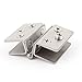 uxcell Shower Door Metal Glass-to-Glass Clamp Clip Hinge for 8mm - 10mm Glass