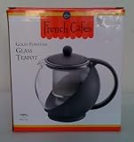 French Cafe, Good Fortune Glass Teapot with Micromesh Infuser