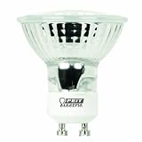 Feit Electric BPQ50MR16/GU10 50-Watt Halogen Reflector Flood Bulb with GU10 Base, Clear