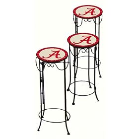 Nesting Tables University of Alabama Crimson Tide by Plant Stands