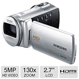 Samsung HMX-F80 Flash Memory HD Digital Video Camcorder (Silver)