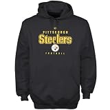 Pittsburgh Steelers Black Critical Victory Hoody Sweatshirt