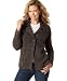 Karen Scott Marled Single-Button Cardigan Sweater