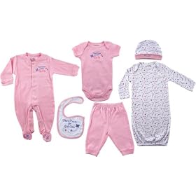 Luvable Friends 6-Piece Layette Starter Set