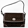 Coach Signature Soho Flap Shoulder Bag 13972 Brown