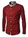 TheLees DCH Mens unique double collar shirts