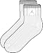 Air Jordan Tipped Low Quarter Sock by Jordan Apparel (White-Matte/Silver)
