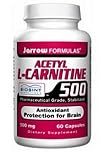 Jarrow Formulations Jarrow Acetyl L-carnitine 500mg, 60 Capsules