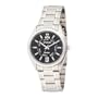 Orient Men's CEM5J005B Automatic Day and Date Black Stainless Steel Watch