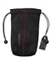 Sony LCS-CSK/B Draw-string style reversible pouches Soft Carrying Case (Black/Red and Brown/Blue)