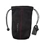 Sony LCS-CSK/B Draw-string style reversible pouches Soft Carrying Case (Black/Red and Brown/Blue)