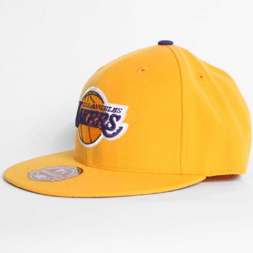 Los Angeles Lakers Hardwood Classics Retro Fitted Hat (Gold) 7 1/2