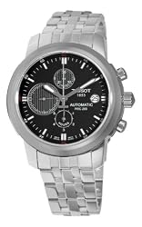 TissotMen'sT0144271105100T-SportPRC200StainlessSteelBlackDialWatch