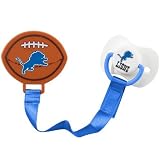 Detroit Lions Pacifier with Clip
