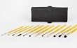 Eye Essential 12 Piece Antibacterial Makeup Brush Set - Studio Line