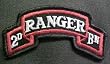 75th Ranger 2nd BN Full Color Dress Patch