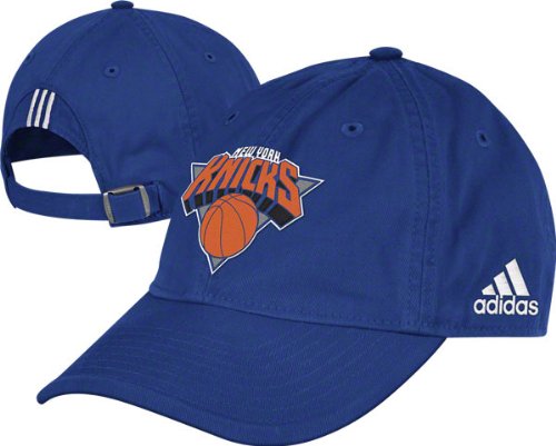 New York Knicks 3-Stripe Basic Logo Slouch Adjustable Hat