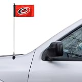 NHL Carolina Hurricanes 4'' x 5.5'' Red Antenna Flag