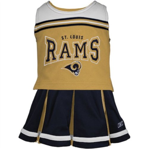 Reebok St. Louis Rams Toddler Navy Blue 2-Piece Cheerleader Set (3T)