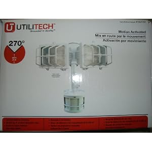 Utilitech 270 degree motion activated dual flood light