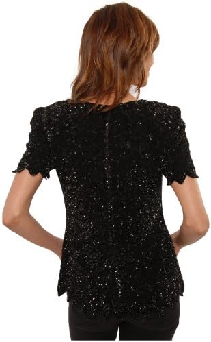 Heavily Sequined Top for Plus Sizes (1X)