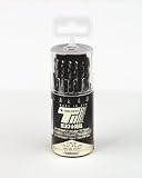 Triumph Twist Drill Co. 090495 SAD13HD Size Ranger 1/16-Inch-1/4-Inch by 64ths High Speed Steel Drill Set, Black and Bronze Oxide Coated, 1-Pack