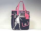 (コーチ)COACH ボニー キャンバス トート F13530 SV/NV 並行輸入品
