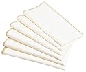Rose Tree Fairlane Napkin, Set of 6, Cream with Gold Trim