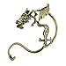 BlueTop(TM) Bronze Stud Alchemy Dragon Left Earring