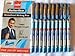Cello butterflow smooth writing fine ball pen blue X 10 pen lot