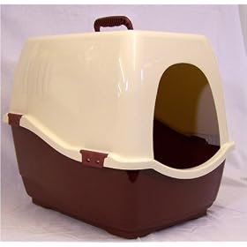 Bill 1S Hooded Cat Litter Tray Enclosed Toilet For Cats